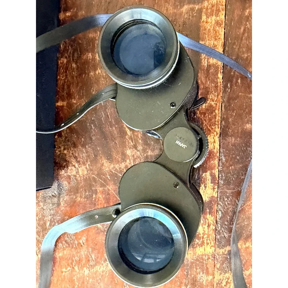 Sears Zoom Binoculars 7X-15X 35mm Black Good 473.2520101 Japan Vintage Gorpcore